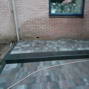 nieuwe bestrating in dieren